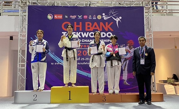 นักกีฬาเทควันโดสมุทรสาคร คว้าเหรียญทอง รายการ G H BANK TAEKWONDO THAILAND CHAMPIONSHIPS 2024